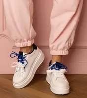 marka niezdefiniowana White sports platform sneakers Kler