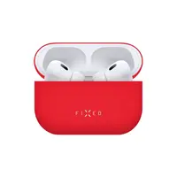 Ultratenké silikonové pouzdro FIXED Silky pro Apple AirPods Pro 2, červená