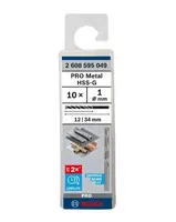 Bosch Príslušenstvo - Súprava vrtákov do kovu, 1x34 mm, 10 ks 2608595049