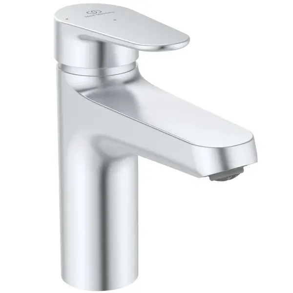 Ideal Standard ALU+ - Umývadlová batéria s výpusťou ClickClack, BlueStart, strieborná BE130SI