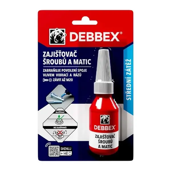 Den Braven - Zaisťovač skrutiek a matíc 10 ml 50705RL