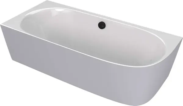 Polysan Sussi - Vaňa 160x71 cm, ľavá, matná sivá/biela 90191L.32