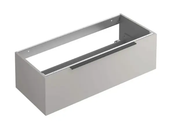 Kludi Icos - Umývadlová skrinka, 100x50x35 cm, 1 zásuvka, matná pieskovo sivá 50S120O2