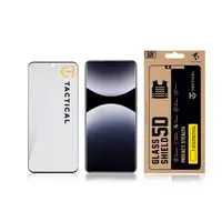 Ochranné sklo Tactical Glass Shield Privacy Stealth 5D pro Xiaomi Redmi Note 14 Pro 4G/5G/Poco X7 5G, černá