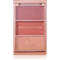 Revolution Blush Icon Palette paleta líceniek odtieň Aura Points Rose 9.8 g