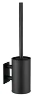 Sapho Doplnky - WC kefa nástenná s držiakom, matná čierna 32208B