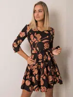 Dress-LK-SK-508307-3.75P-black-beige