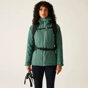 Dámská outdoorová bunda regatta highton zelenošedá 38