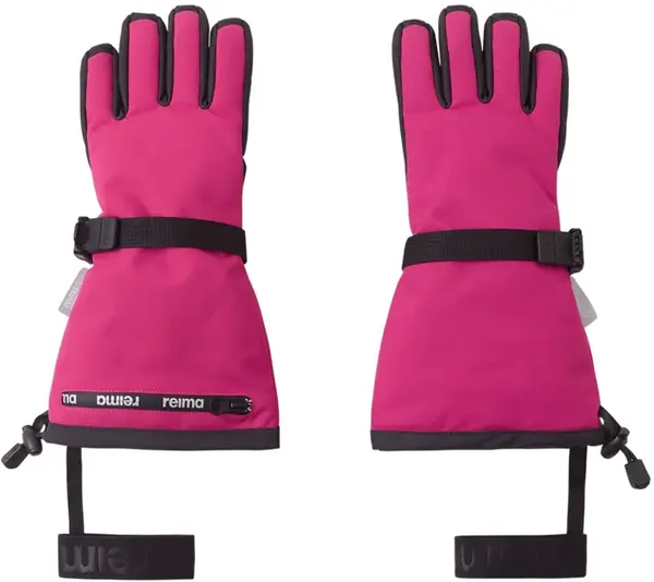 Dětské lyžařské rukavice reima skimba tmavě růžová 6
