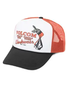 Volcom kšiltovka Even Lay Workwear Orange | Bílá | Velikost One Size