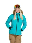 Meatfly dámská SNB & SKI bunda Bonie Turquoise | Modrá | Velikost L
