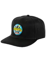 Meatfly kšiltovka Tyler Snapback Adventure Black | Černá | Velikost One Size
