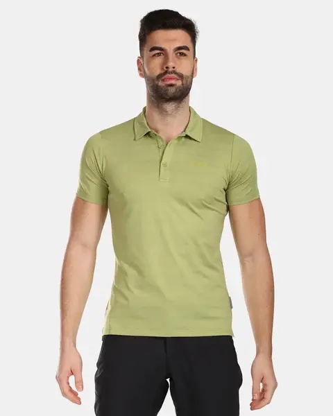 Pánské funkční polo tričko kilpi oliva-m zelená xxl