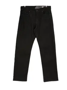 Volcom pánské rifle Kinkade Denim Black Wash | Černá | Velikost 31
