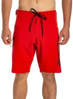Meatfly pánské plavky Mitch Boardshorts 21" Red | Černá | Velikost XL