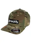 Meatfly kšiltovka Raptor Flexfit Multicam Logo | Mnohobarevná | Velikost S/M