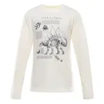 Dětské bavlněné triko alpine pro ecco 2 béžová 116-122