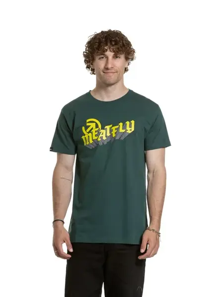 Pánské tričko meatfly matal zelená xxl
