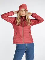 Dámská prošívaná bunda protest clover červená 34