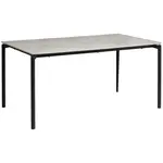 P & B JÍDELNÍ STŮL, šedá, 160/90/76 cm