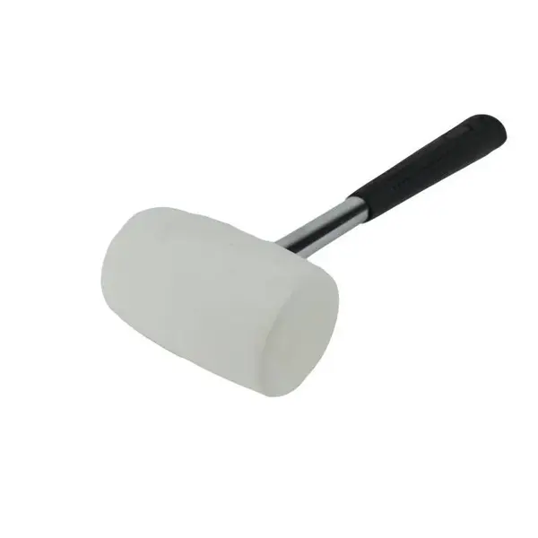 Palice gumová, 55 mm, bílá, kovová násada, ENPRO