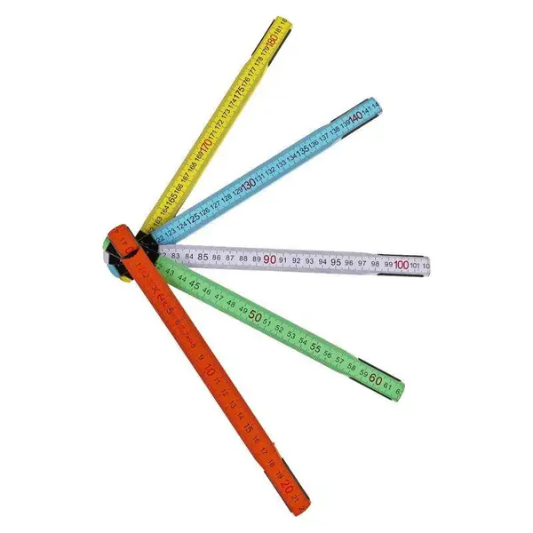 Metr skládací dřevěný PROFI, CE, barevný, 2 m ENPRO