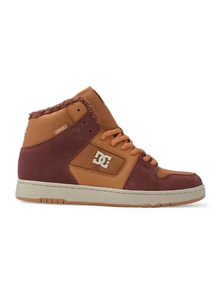 Dc shoes pánské boty Manteca 4 Hi Brown/Brown/White | Bílá | Velikost 11 US