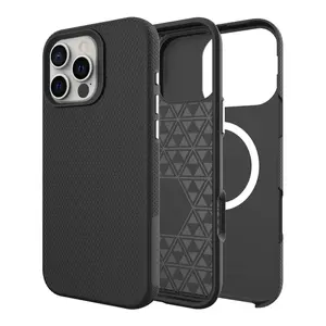 JP Triangle MagSafe case, 1.2M SGS certificate, iPhone 17 Pro Max, černý