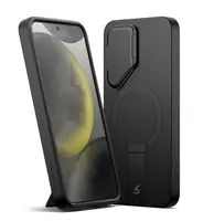 Suritch MagSafe Kickstand Camprotector obal Samsung Galaxy S25 Plus, černý