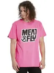 Meatfly pánské tričko Repash Neon Pink | Růžová | Velikost M | 100% bavlna