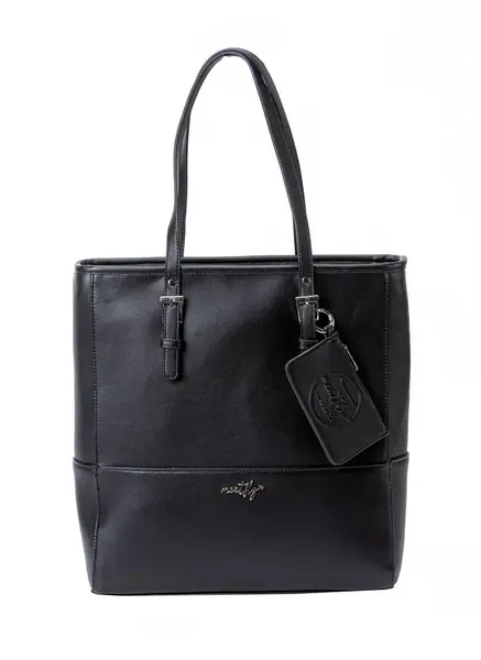 Meatfly kabelka Slima Black | Černá | Objem 12 L