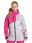 Meatfly dámská SNB & SKI bunda Deborah Premium Berry Pink | Růžová | Velikost L