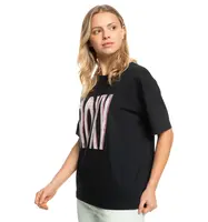 Roxy dámské tričko Sand Under Sky Anthracite | Černá | Velikost S