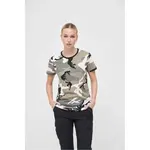 Women's T-shirt light/camouflage