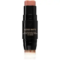 Nudestix Nudies Matte multifunkční líčidlo pro oči, rty a tvář odstín Nude Peach 7 g
