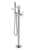 Cersanit Inverto - Vanová baterie do podlahy, s tělesem, chrom S951-287