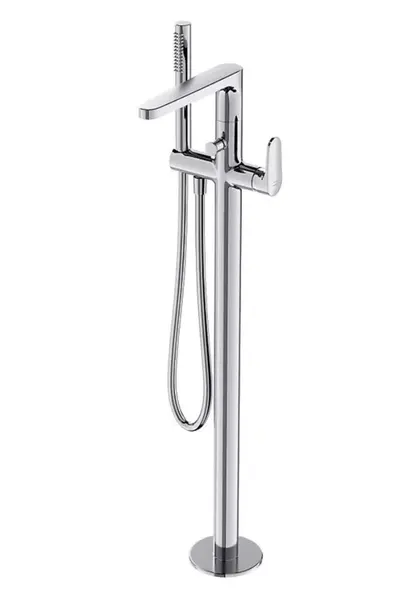 Cersanit Inverto - Vanová baterie do podlahy, s tělesem, chrom S951-287