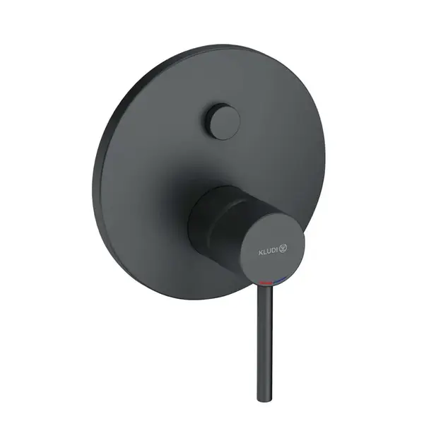 Kludi Bozz - Baterie pod omítku pro 2 spotřebiče, matná černá 386593976