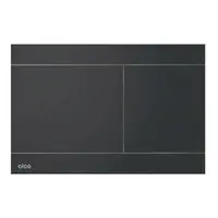 Alcadrain Flat - Ovládání splachování, matná černá FUN-BLACK