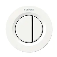 Geberit Splachovací systémy - Oddálené ovládání splachování typ 01, bílá 116.043.11.1