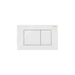 Geberit Sigma40 - Ovládání splachování, sklo/bílá 115.629.SI.1