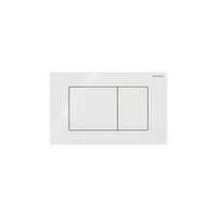 Geberit Sigma40 - Ovládání splachování, sklo/bílá 115.629.SI.1