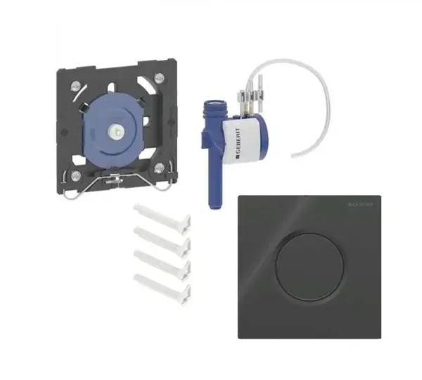 Geberit - Pneumatické ovládání splachování pisoáru typ 01, černá 116.011.DW.5