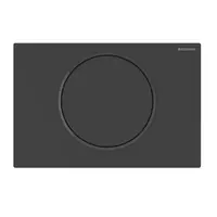 Geberit Sigma10 - Elektronické ovládání splachování, síťové napájení, easy to clean, matná černá 115.867.16.6