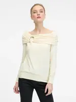 Cream women's long-sleeved T-shirt ORSAY - Women's
