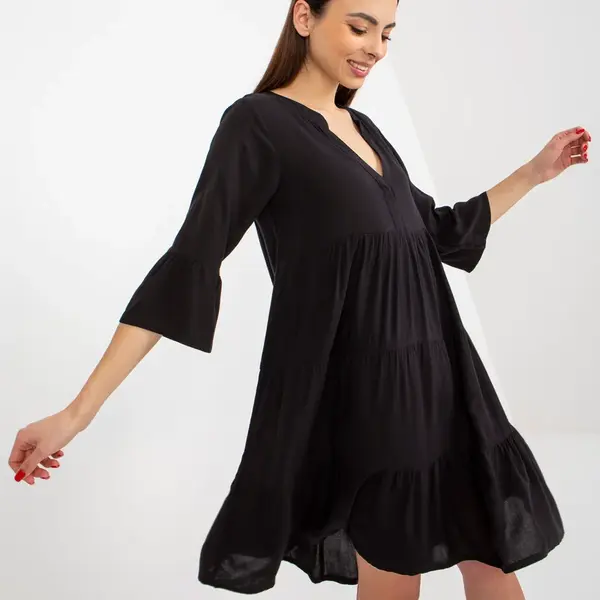 Dress-D73761M30214B-black