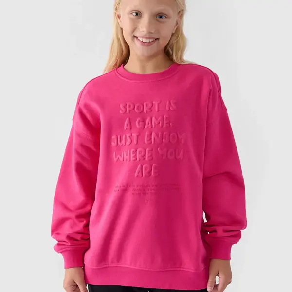 Girls' sweatshirt 4F