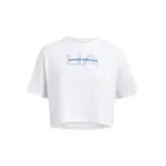 Women's T-shirt Under Armour W BOXY CROP BRANDED SS