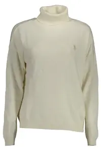 Biely rolákový sveter