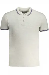 Pánske sivé polo tričko Cavalli Class